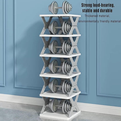 UK-0160 Shoe Rack, Layer Shoes Stand, Plastic Adjustable Shoe Rack, Folding, Easy Assembly and Stable in Structure