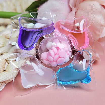 UK-1065 5 In 1 Washing Maching Laundry Pods | Laundry Gel Beads For Deep Cleaning Stain Removal | Semi-automatic Detergent Tablet For Front & Top Washing Machine(pc 10)