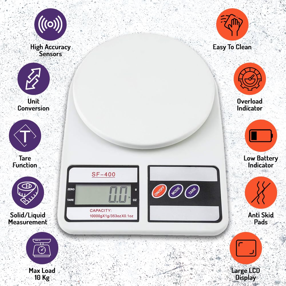 UK-0154 Digital Weighing Scale, Multipurpose-10 Kg