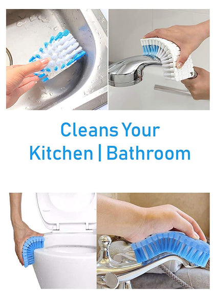 UK-0275 Flexible Plastic Cleaning Brush for Home, Kitchen and Bathroom