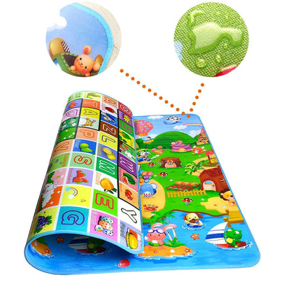 UK-0046 Waterproof Single Side Baby Play Crawl Floor Mat for Kids Picnic School Home (Size 180 x 115)