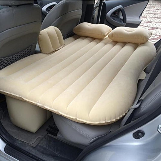 UK-0147 Car Bed Air Sofa With Two Inflatable Pillow For Car Back Seat Fits Most Car Models(With Pump)