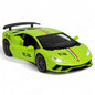 UK-0984 Lamborghini Diecast Model Toy, 1:32 Scale with Sound & Lights Pull Back Collectible Vehicle Toy Door Opening Scale Car Model Birthday Gift for Boys Girls (DieCast 63)