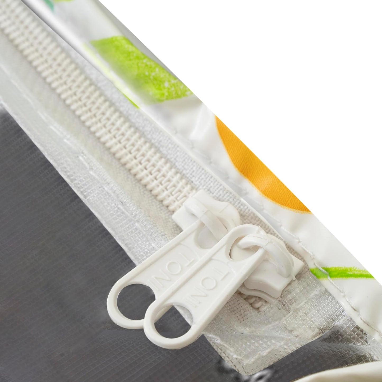 UK-1020 Semi Automatic Washing Machine Cover for  6 kg, 6.2 kg, 6.5 Kg, 7 kg Double Door | Waterproof, Dustproof, PVC, Outdoor Cover | With Full Open Zip | 83x46x83 cms