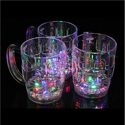 UK-0175  LED Cup Flash Lighting Seven Changing Lights Cup for Drink & Water Perfect for Halloween Decor Rainbow Color