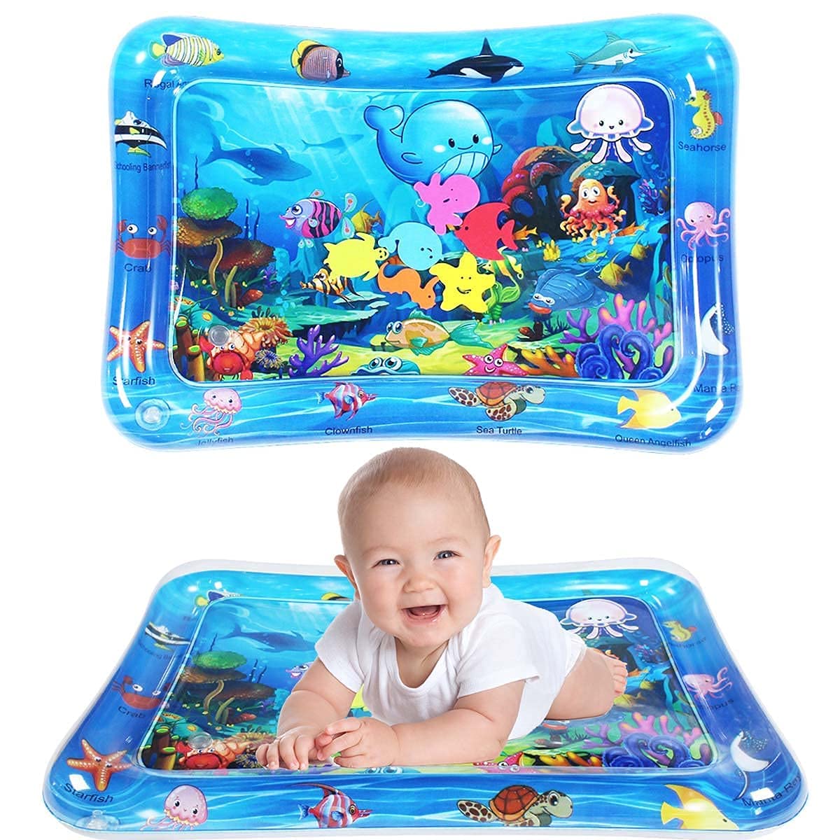 UK-0135  Baby Kids Water Play Mat Toys Baby Slapped Pad Water & Leak Proof Baby Carpet Inflatable, Fun & Play