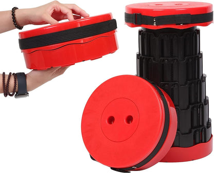 UK-1089 Folding Stools for Outdoor, Camping, Hiking, Fishing, Picnic Chair Plastic Stool Table Foldable Plastic Chair for Train/Metro, Strong Material and Reliable