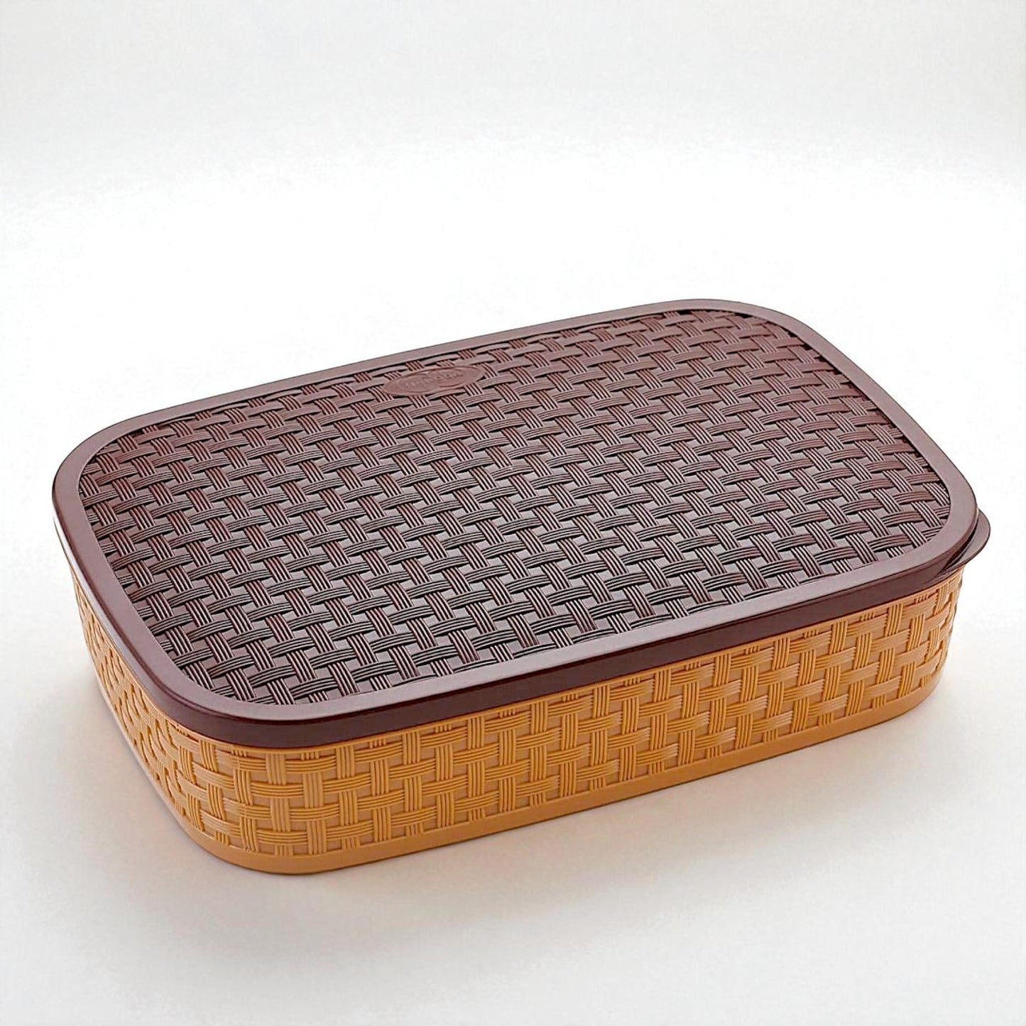 UK-0975 Rajwadi Style Container for Spices/Dry Fruit/Pickles/Chocolates/Mouth Freshener/Sweet Box Set with 6 Removable Cups for Kitchen, BPA Free Spice Container