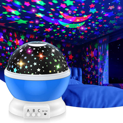 UK-0400 Star Master Moon Night Light Lamp Projector, Star Light Rotating 360 Degree