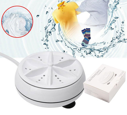 UK-0191 Mini ultrasonic Turbine Washer Washing Machines Portable Travel Cleaner