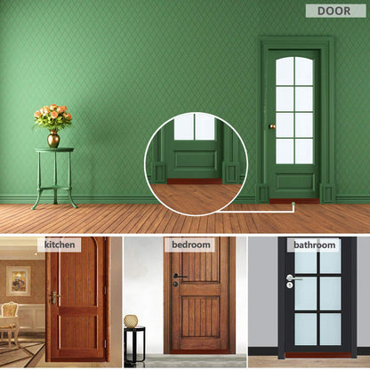 UK-0918 Self-Adhesive Silicon Door/Window Shield Tape Door Bottom Sealing Strip Weather Stripping Door Seal Strip ||1Meter