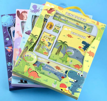 UK-0572 Fancy Stationary Set Dinosaur Design For Kids Children Back To School Office Supplies Perfect Gifts