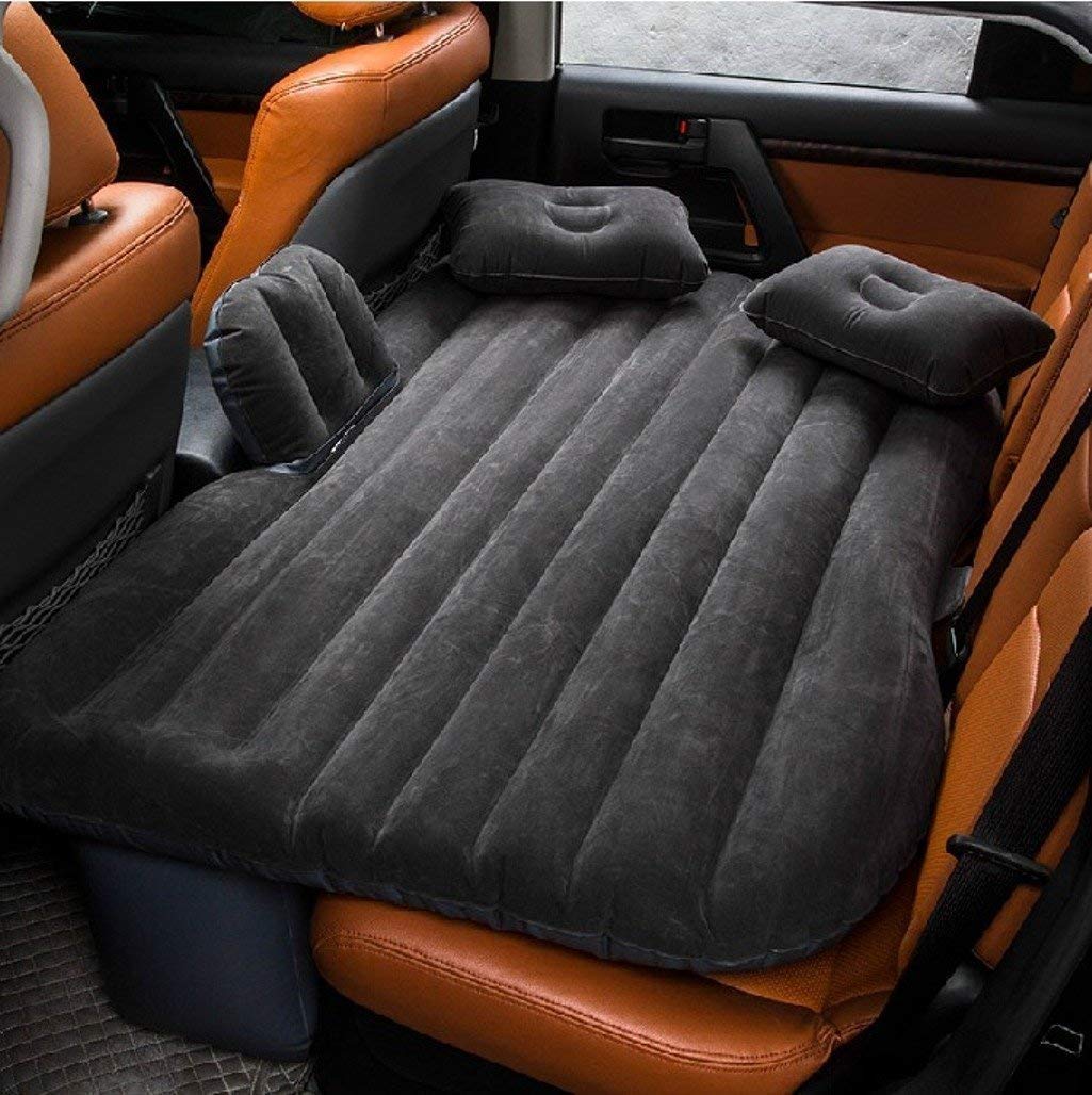 UK-0147 Car Bed Air Sofa With Two Inflatable Pillow For Car Back Seat Fits Most Car Models(With Pump)