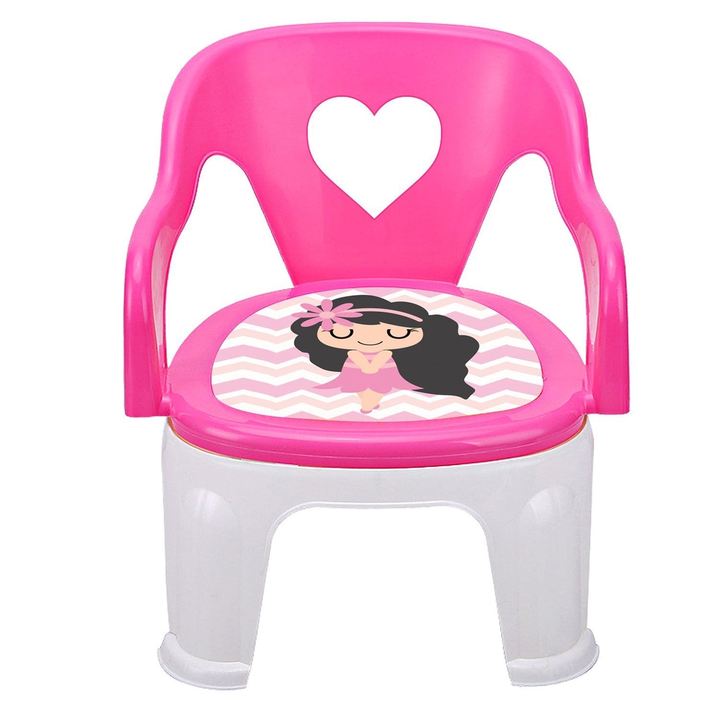 UK-0558 Soft Cushion Baby Chair for Kids Home School Study Plastic Chairs for Boys and Girls