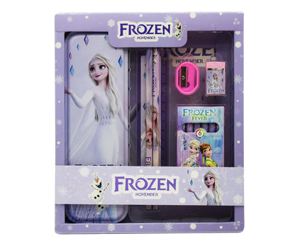 UK-0570  Cartoon Printed Stationery Gift Pack For Kids For Birthday Return Gifts (Frozen) - Multicolor