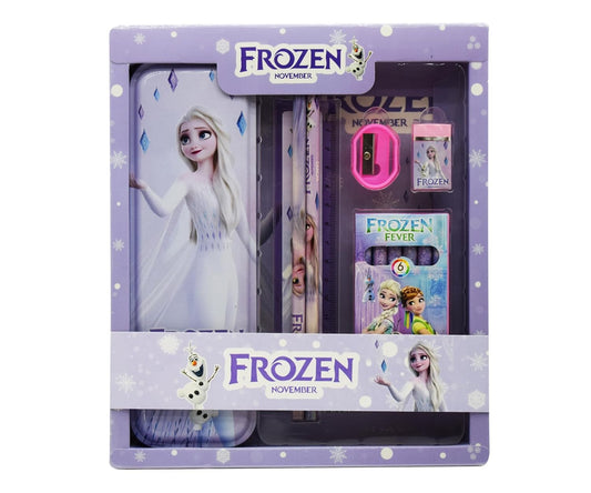 UK-0570  Cartoon Printed Stationery Gift Pack For Kids For Birthday Return Gifts (Frozen) - Multicolor