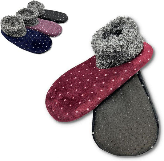 UK-0683  Slipper Socks , Floor Socks Fuzzy Slipper Makhmal Socks for Kid's