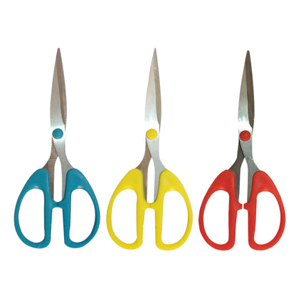 UK-0505 Stainless steel scissors | Scissors for kitchen | Craft scissors | Multicolor 7.5"