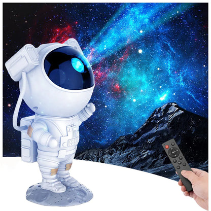 UK-0039 Star Projector Galaxy Night Light Astronaut Space Projector Starry Nebula Ceiling LED Lamp with Timer & Remote, Kids Room Decor Aesthetic, Gifts for Christmas Birthdays