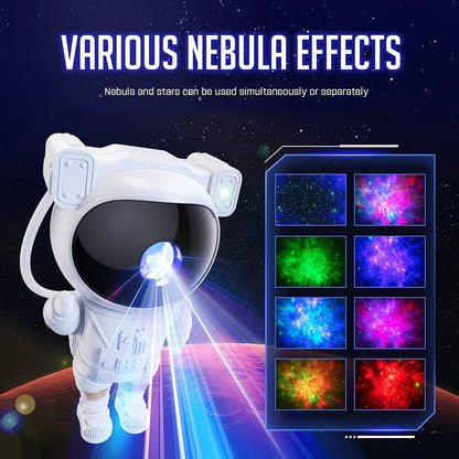 UK-0039 Star Projector Galaxy Night Light Astronaut Space Projector Starry Nebula Ceiling LED Lamp with Timer & Remote, Kids Room Decor Aesthetic, Gifts for Christmas Birthdays