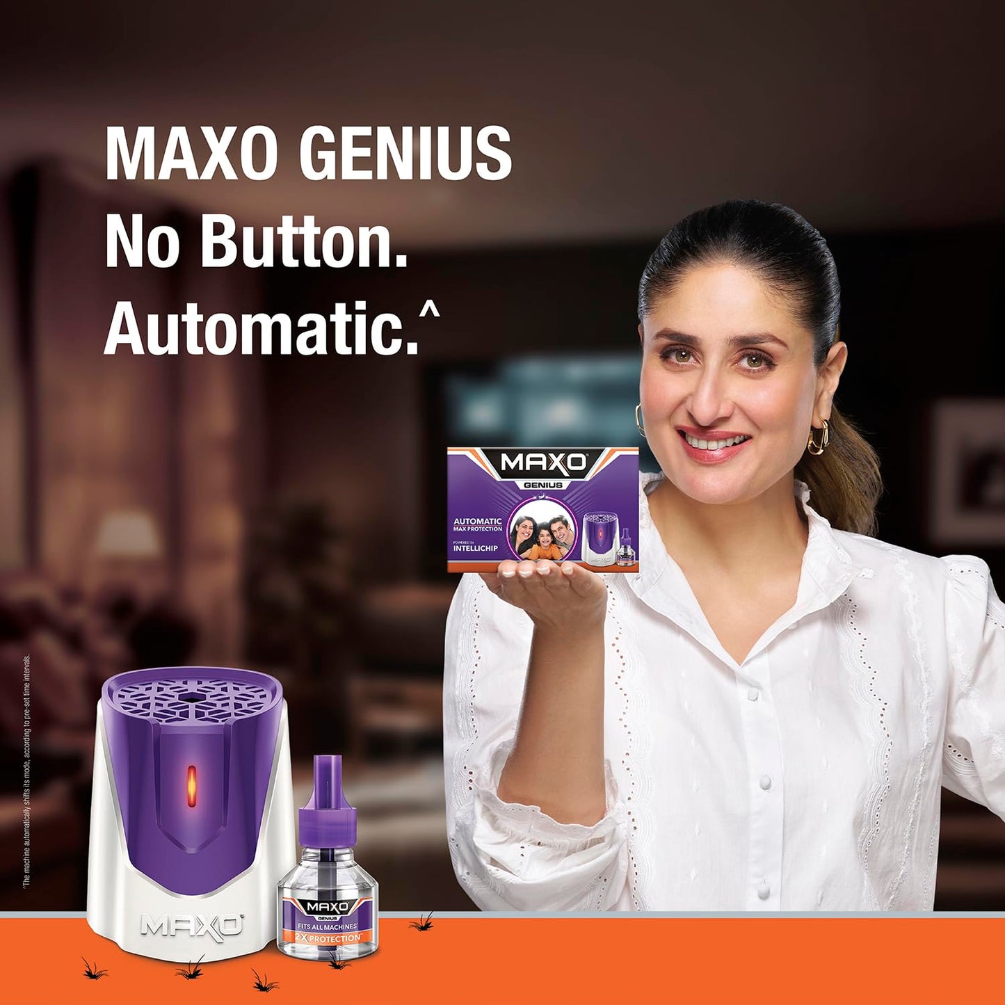 Maxo Genius Liquid Vaporizer Combo (Machine + 1 Refill Liquid 45ml) |India's 1st Automatic Machine with INTELLICHIP Feature