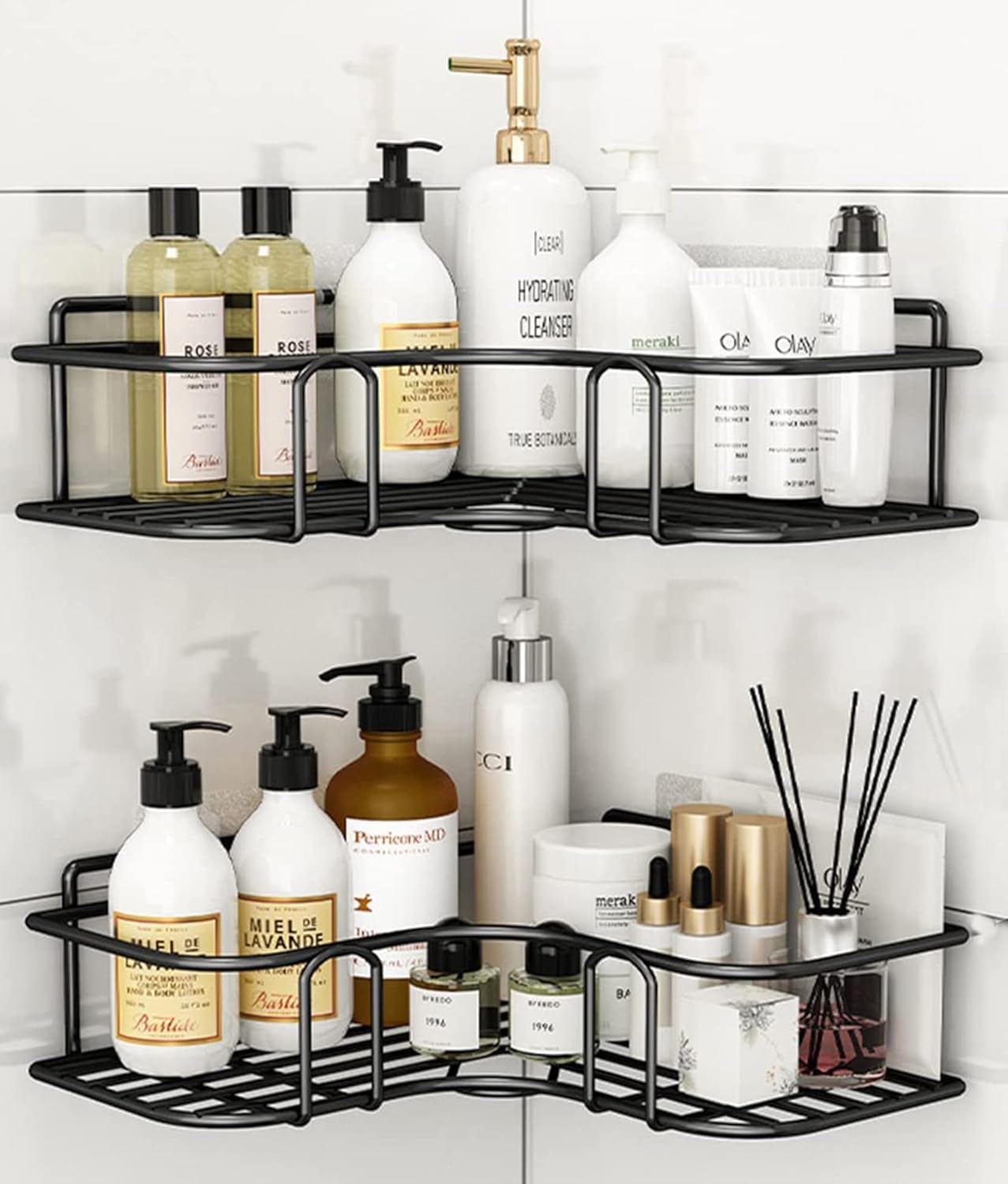 UK-0251 Corner Shelf Rack Bathroom Corner Organizer Stand Bathroom Organisers Storage Racks Bathroom Shelf/Shelves Corner