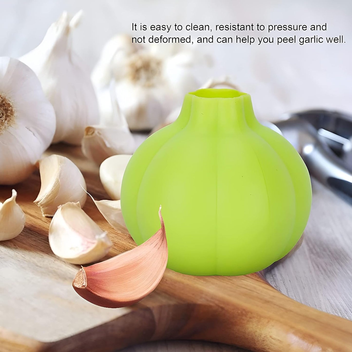 UK-0225 Ginger Garlic Manual Peeling Peeler Simply Rolling Clove Garlic Shaped Garlic Peeler