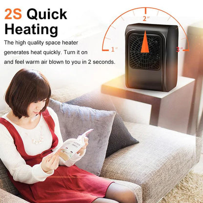 UK-0085 ROOM HEATER 220V BROWN BOX HEATER FOR OFFICE & BEDROOM USE HEATER