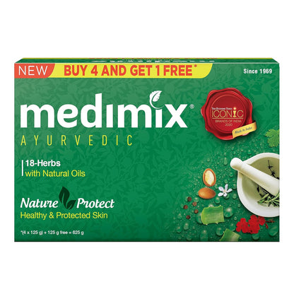 Medimix Ayurvedic Bathing Soap | Natural Oils For Healthy & Protected Skin | Shop Herbal