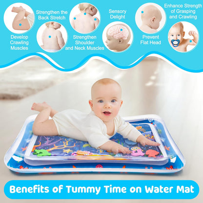 UK-0135  Baby Kids Water Play Mat Toys Baby Slapped Pad Water & Leak Proof Baby Carpet Inflatable, Fun & Play