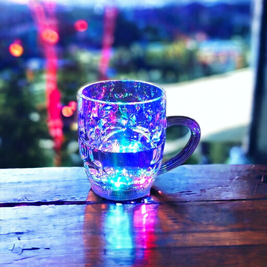 UK-0175  LED Cup Flash Lighting Seven Changing Lights Cup for Drink & Water Perfect for Halloween Decor Rainbow Color