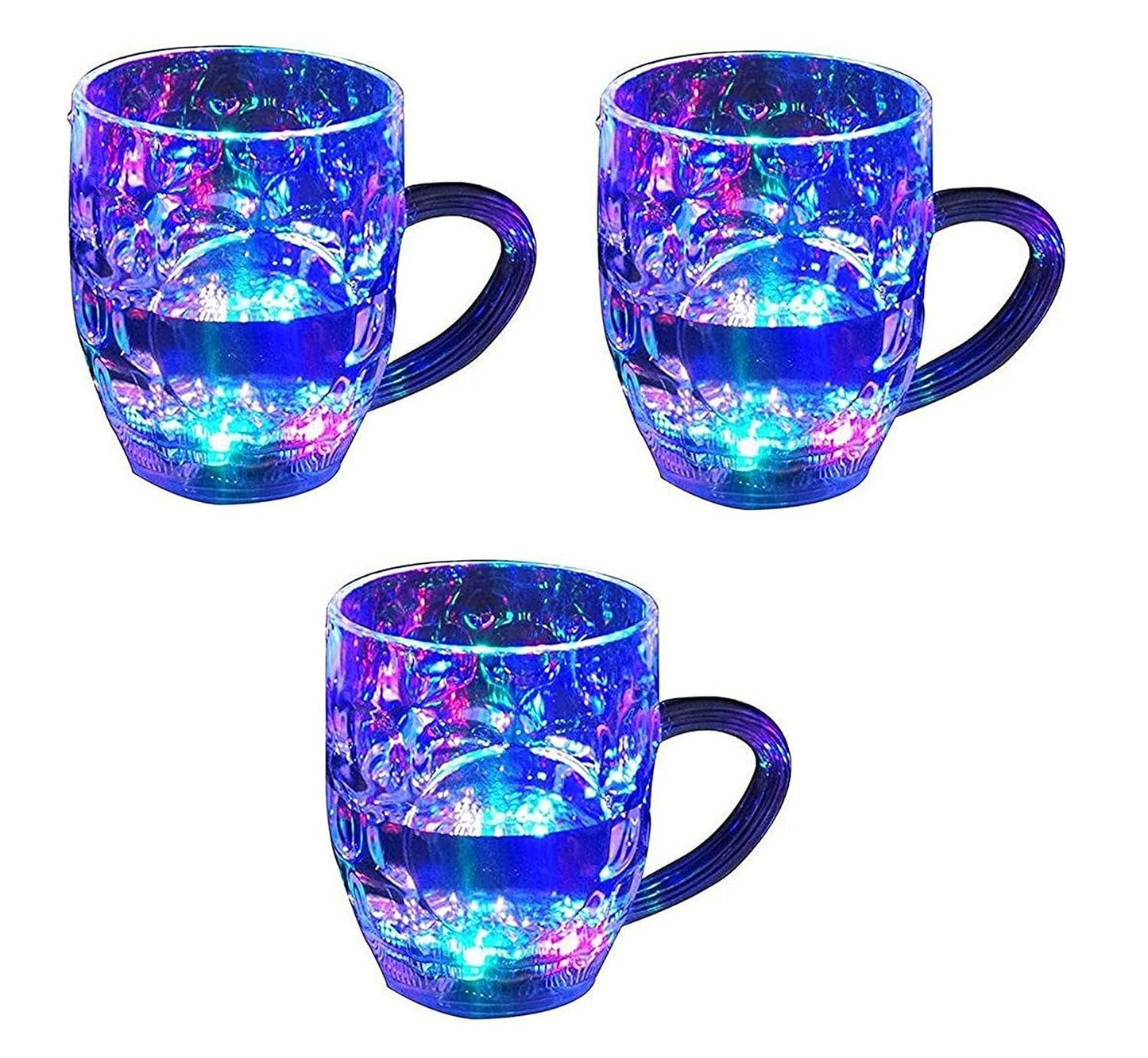 UK-0175  LED Cup Flash Lighting Seven Changing Lights Cup for Drink & Water Perfect for Halloween Decor Rainbow Color