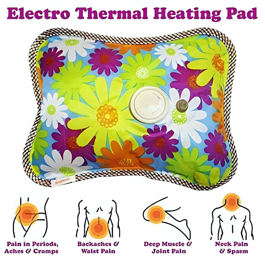 UK-0088 Leak Proof hot water bags for pain relief, heating bag electric, Heating Pad-Heat Pouch Hot Water Bottle Bag, Electric Hot Water Bag,Heating Pad For Pain Relief (Multicolor)