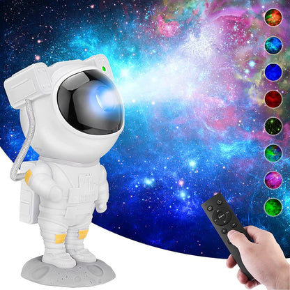 UK-0039 Star Projector Galaxy Night Light Astronaut Space Projector Starry Nebula Ceiling LED Lamp with Timer & Remote, Kids Room Decor Aesthetic, Gifts for Christmas Birthdays