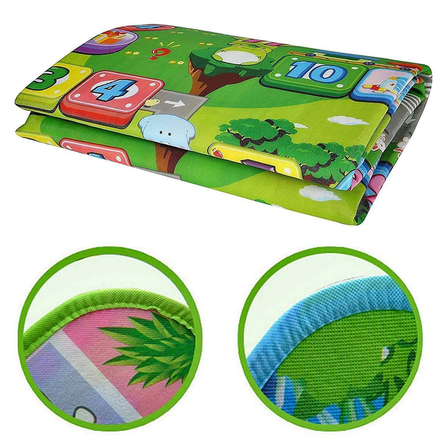 UK-0046 Waterproof Single Side Baby Play Crawl Floor Mat for Kids Picnic School Home (Size 180 x 115)