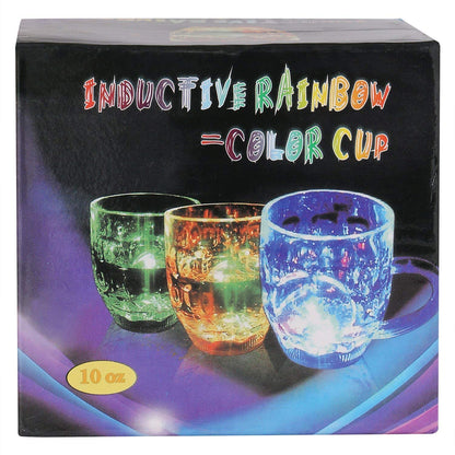 UK-0175  LED Cup Flash Lighting Seven Changing Lights Cup for Drink & Water Perfect for Halloween Decor Rainbow Color