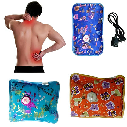 UK-0088 Leak Proof hot water bags for pain relief, heating bag electric, Heating Pad-Heat Pouch Hot Water Bottle Bag, Electric Hot Water Bag,Heating Pad For Pain Relief (Multicolor)