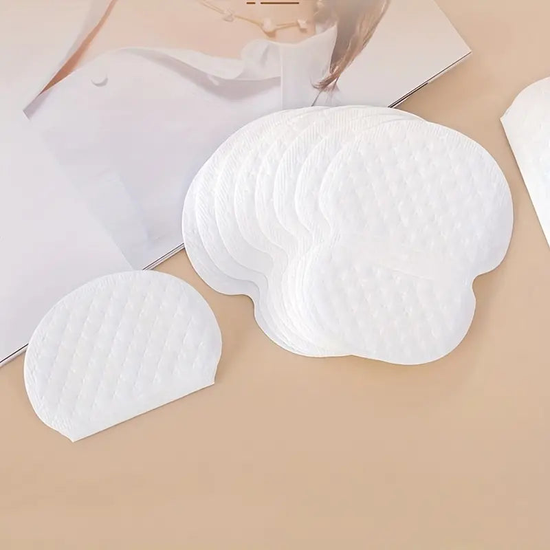 UK-0105 Underarm Sweat Pads, Disposable Armpit Sweat Absorbing Guards, Dress Sweat Perspiration Pads Shield, Absorbent Deodorant Pad(Pack of 10)