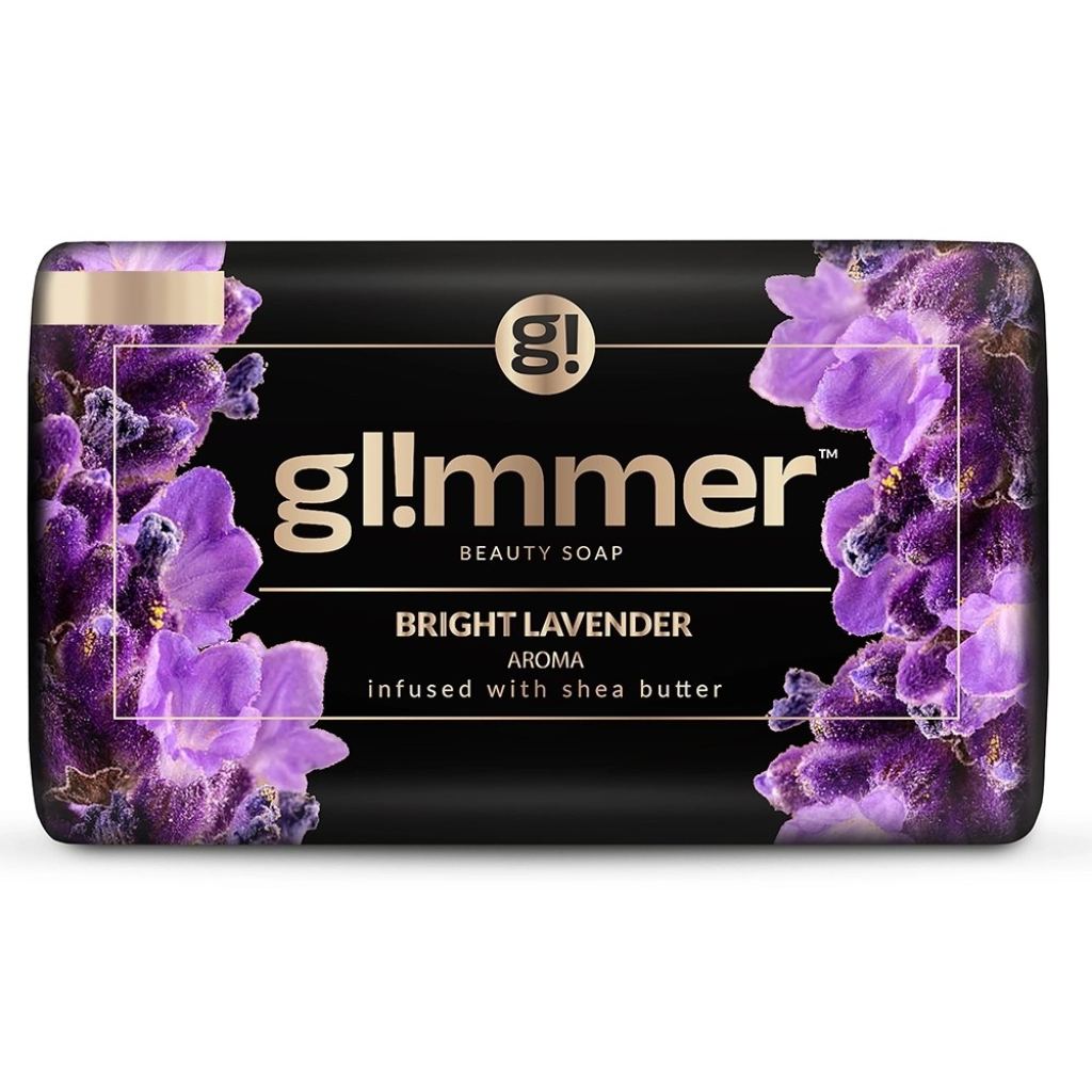 UK-0474 Glimmer Bright Lavender Soap 100 g 5pc