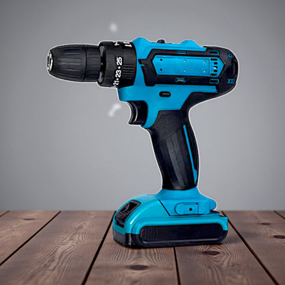 UK-1023 Cordless Drill Machine Kit, Drill with 2 Batteries, 2-Speed Electric , Compact Cordless Power Tool