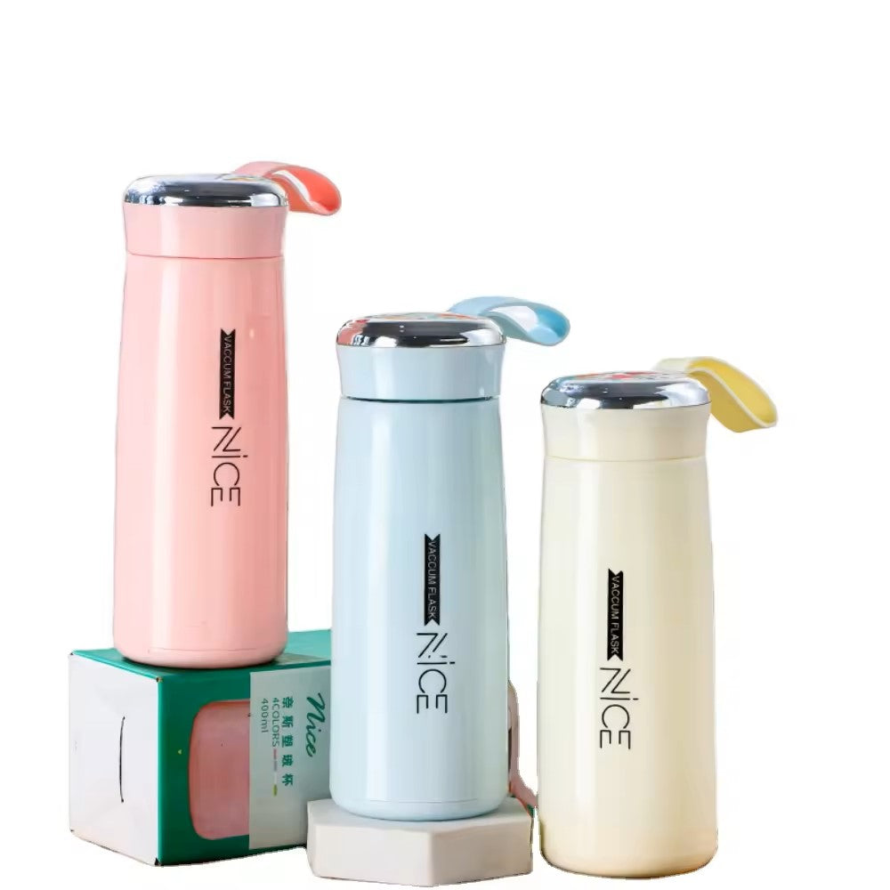 UK-0359 glass water bottle 400ml Glass Water Bottle with silicone protection sleeve cover