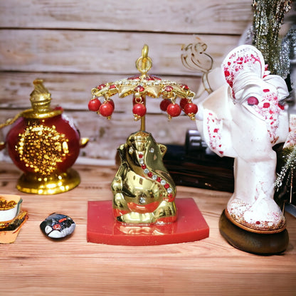 UK-0314 Lord Ganesha Idols for Home Decor/Car Dashboard