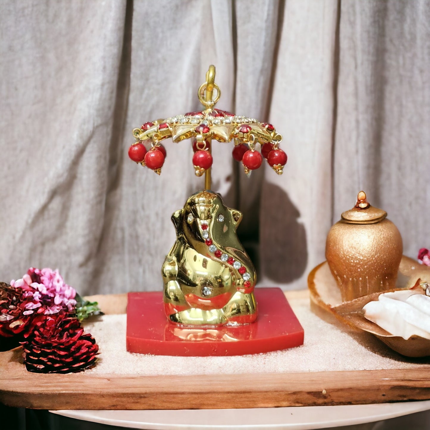 UK-0314 Lord Ganesha Idols for Home Decor/Car Dashboard