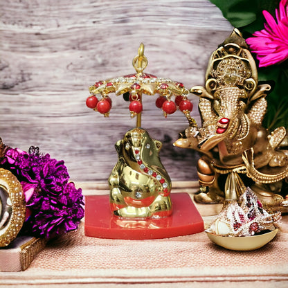 UK-0314 Lord Ganesha Idols for Home Decor/Car Dashboard