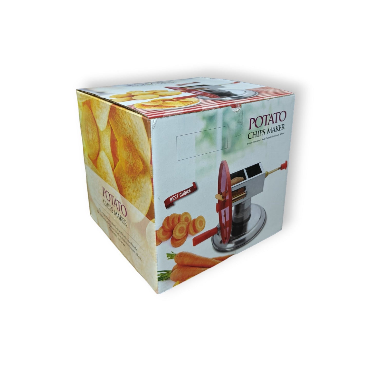 uk-0352  Potato Wafer/Chips Maker ll Potato Chips & Onion, Veggie or Fruit Manual Slicer with Finger Vegetable Peeler