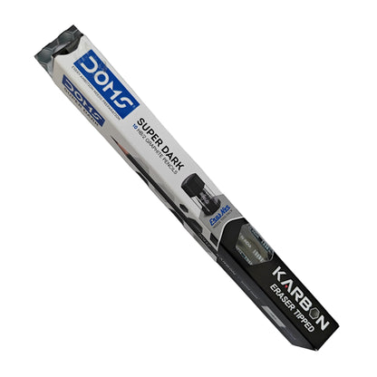 UK-0509 Doms Karbon Eraser Tipped Super Dark Pencil