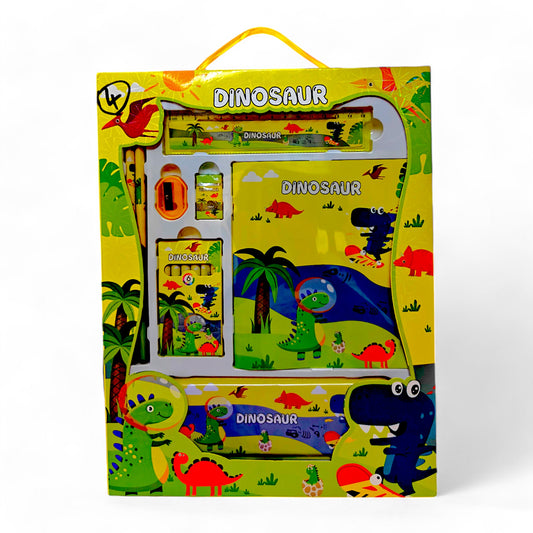 UK-0572 Fancy Stationary Set Dinosaur Design For Kids Children Back To School Office Supplies Perfect Gifts