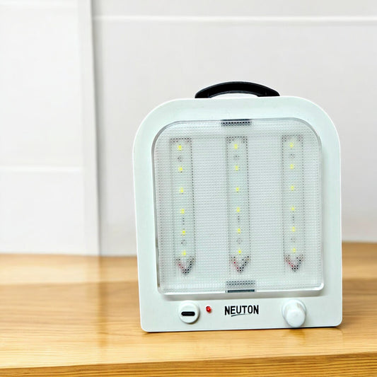 UK-0890 Emergency Rechargeable Led Lantern with 1500 Mah Battery | 18 Individual Led Lights | Brightness Control Feature | in- Built Mobile Charging Point|8 Watt