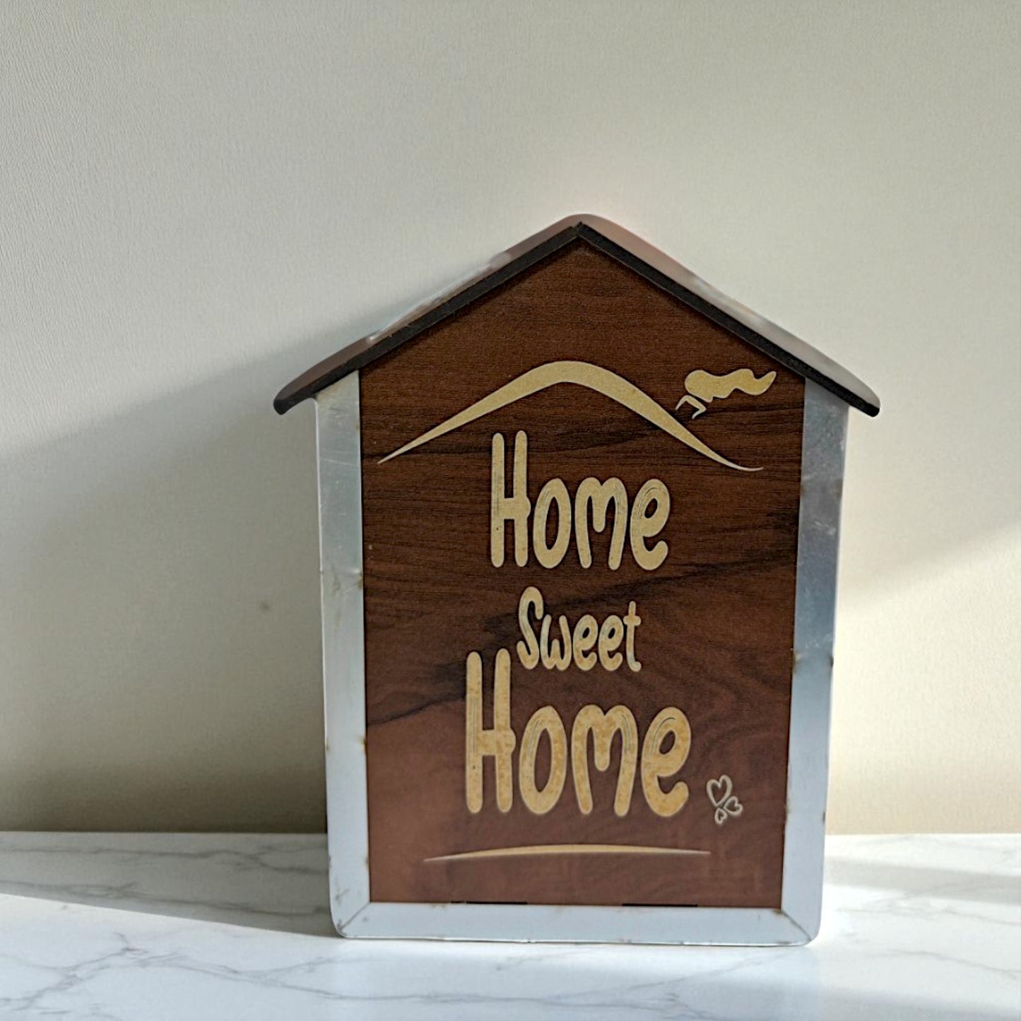 UK-0903 Wooden Money Saving Box for Kids & Adults, Money Bank, Savings Box, Coin Box, Piggy Bank, Smart Money Box, Wooden Coin Box, Money Saver, Piggy Bank with Numbers, Target 50000 Rupees