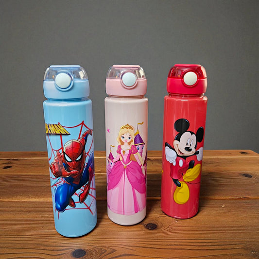 UK-0924 Cartoon Printed BPA Free  Kids Sipper  Water Bottle